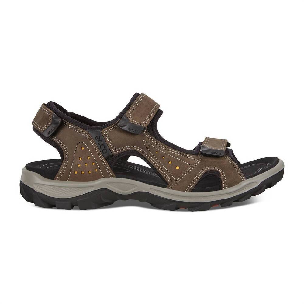 NEW ECCO men's offroad lite sandal in dark clay